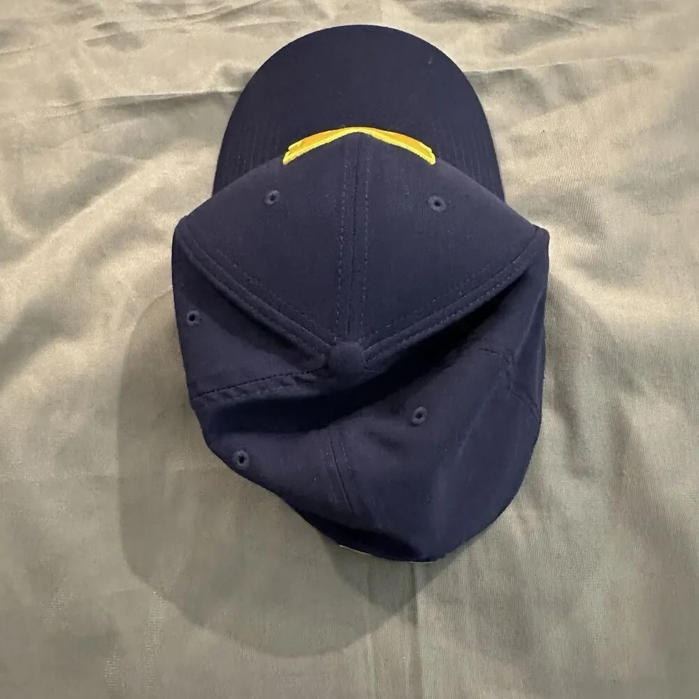 Nike Michigan Wolverines Classic99 Fitted Hat Navy Blue NCAA Cap Football DriFit